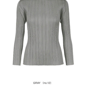 플리츠플리즈 베이직 반목티 새상풍