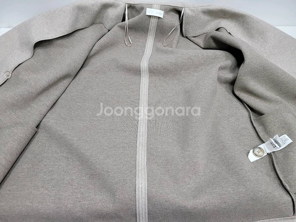 ZARA 자라 오버핏 더블 숏 코트 / 여 L 오트밀--6