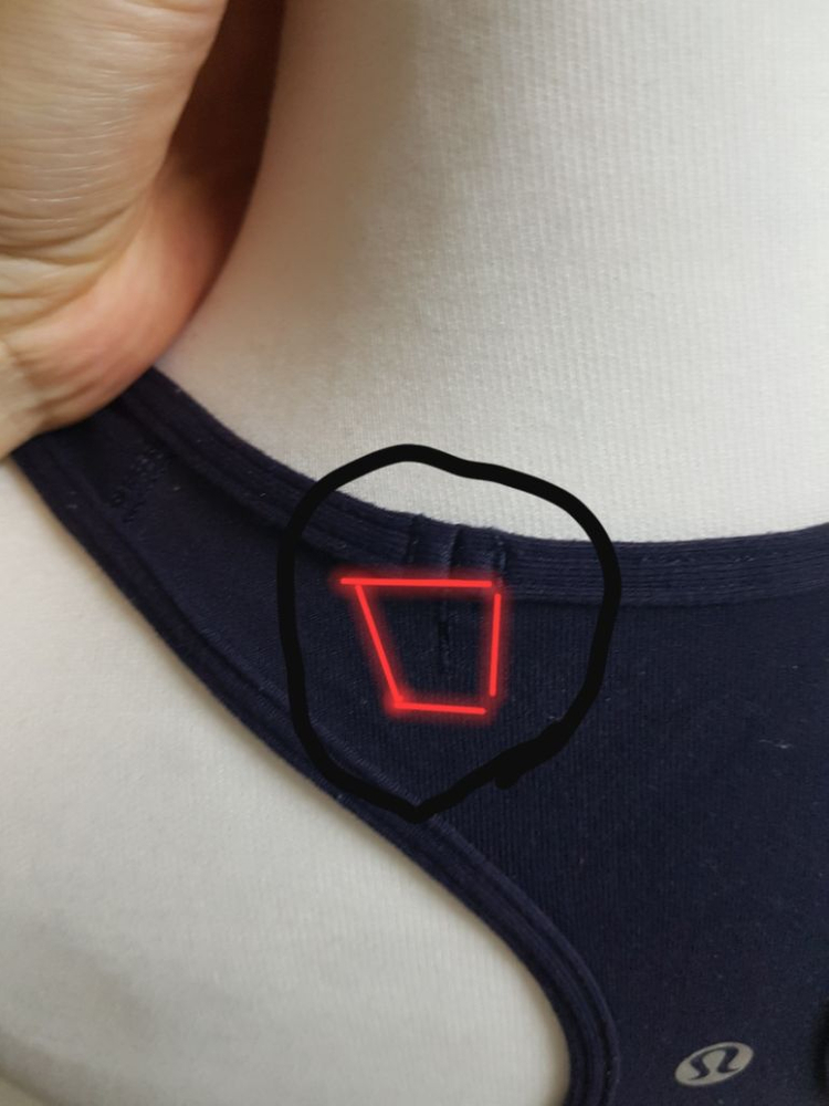 룰루레몬 상의--2