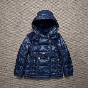 버버리 키즈 패딩 네이비 8Y