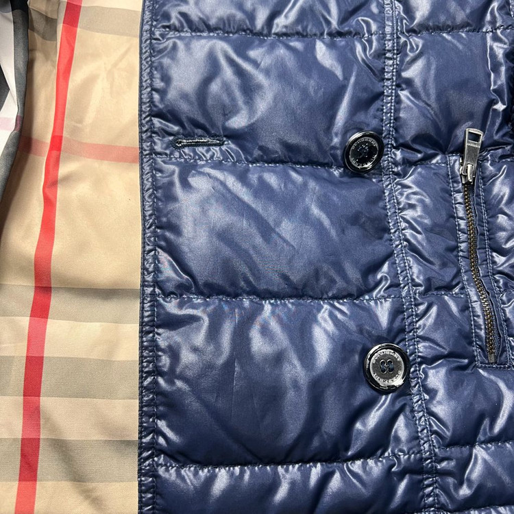 버버리 키즈 패딩 네이비 8Y--6