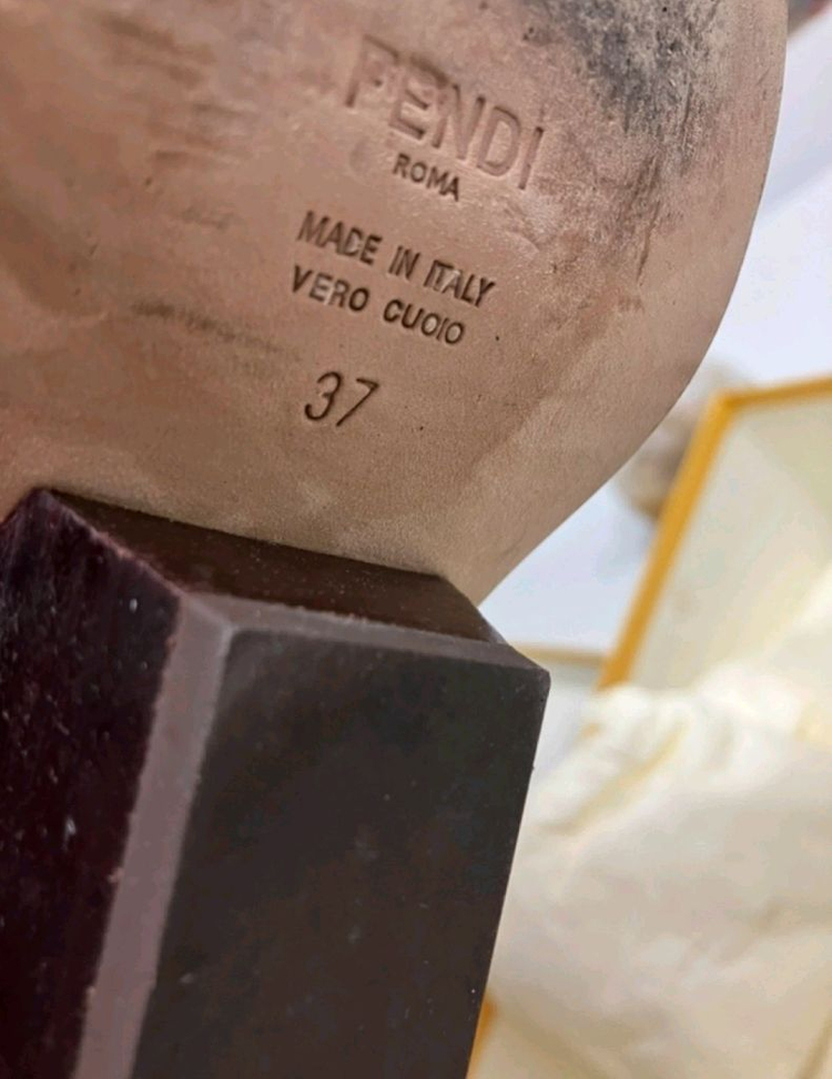 [FENDI] 카우보이 부츠: 딥카키색 (37사이즈/230)--6