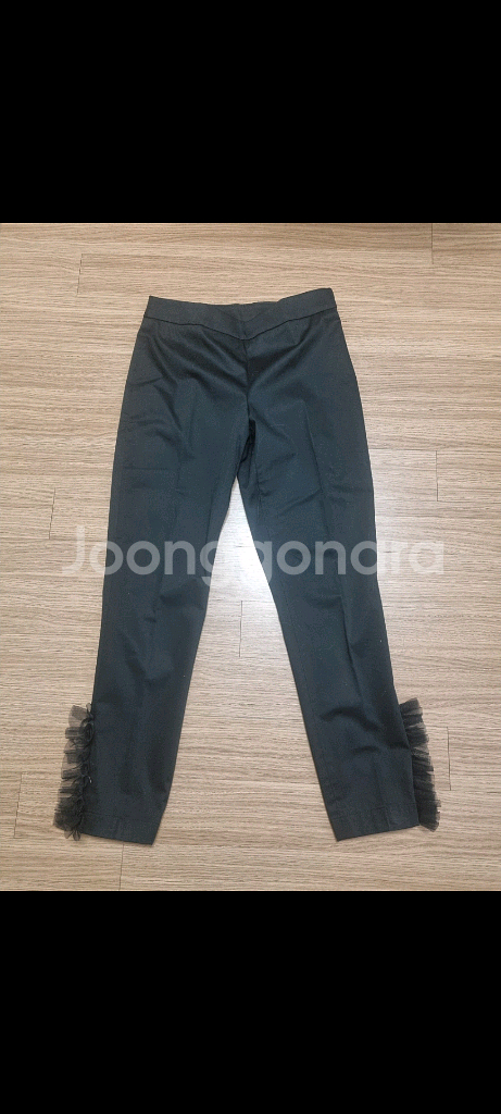 새것같은 모스키노 블랙 레이스 면바지 25인치 36사이즈 moschino--1