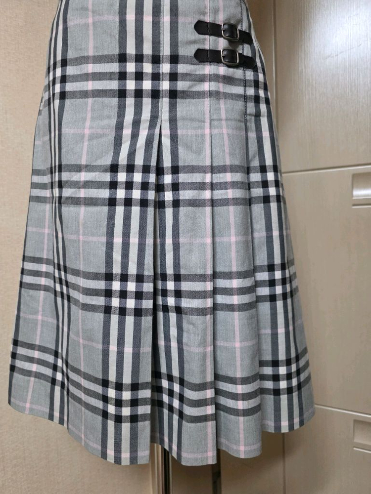 버버리 정품 스커트--3