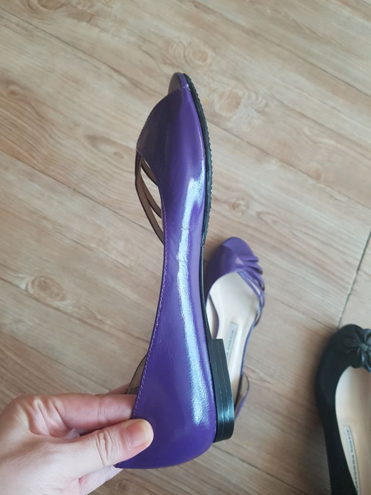 슈콤마보니 플랫슈즈 (미사용--1