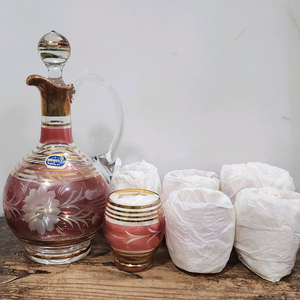 체코 보헤미아 디켄더 주전자 세트 이미지