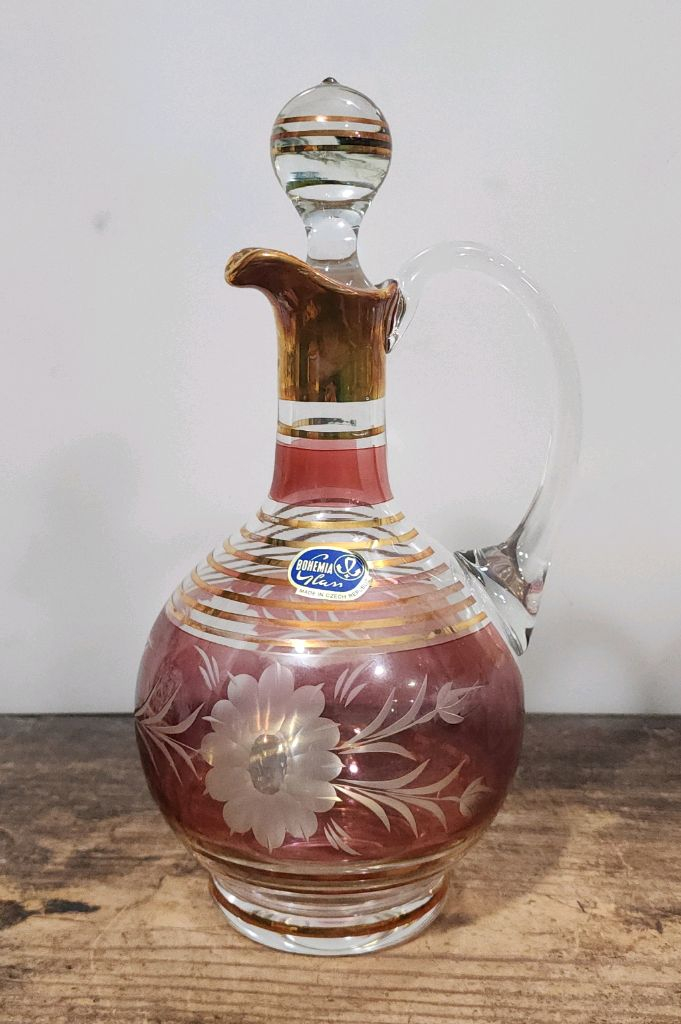 체코 보헤미아 디켄더 주전자 세트 이미지