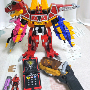 파워레인저 다이노포스 티라노킹 상태좋음