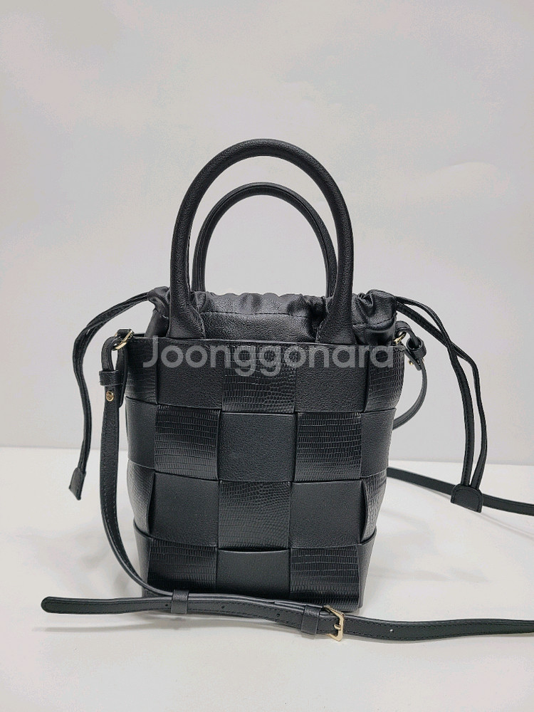 (새상품급) 사만사타바사 리자드 퍼즐 셔링백 크로스백 토트백 / 블랙--2