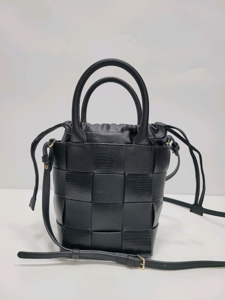 (새상품급) 사만사타바사 리자드 퍼즐 셔링백 크로스백 토트백 / 블랙--2