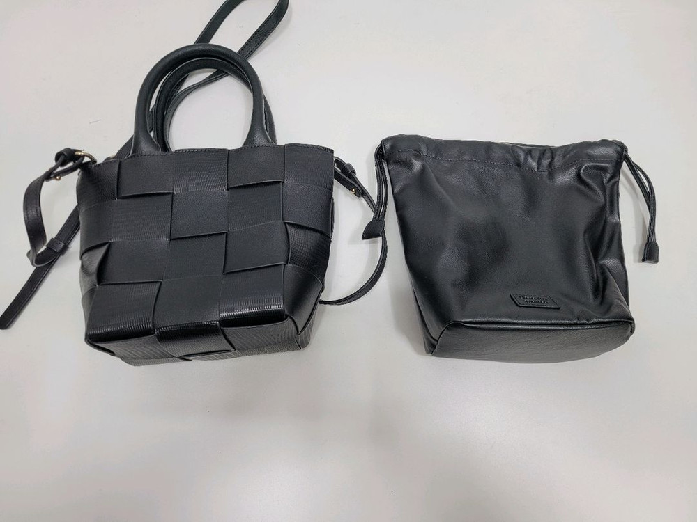 (새상품급) 사만사타바사 리자드 퍼즐 셔링백 크로스백 토트백 / 블랙--4