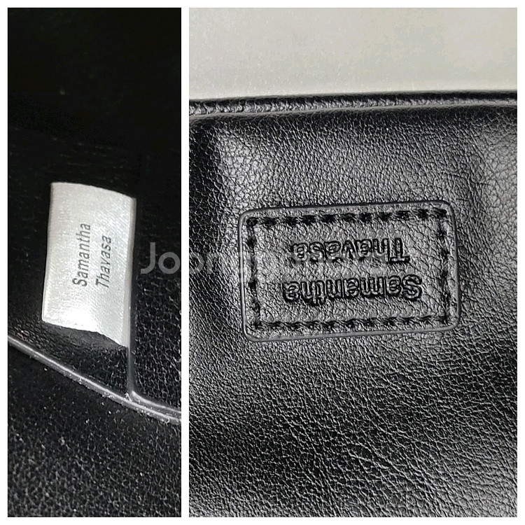 (새상품급) 사만사타바사 리자드 퍼즐 셔링백 크로스백 토트백 / 블랙--8