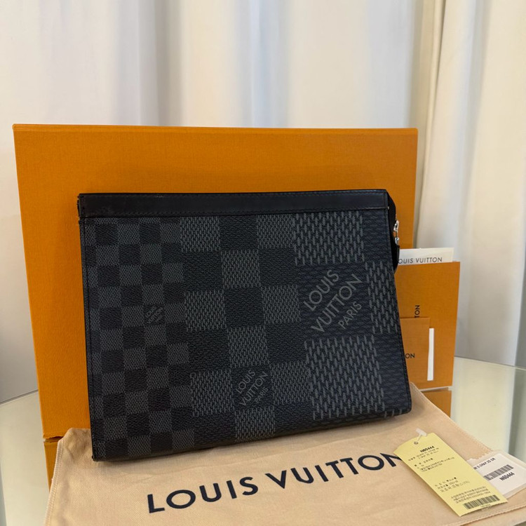 루이비통 다미에 그라파이트 보야주 클러치백 이미지