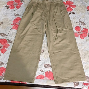 무신사 와이드면팬츠 30인치 기장102