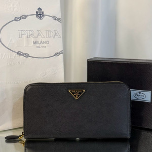프라다 사피아노 레더 삼각로고 지퍼 장지갑 이미지