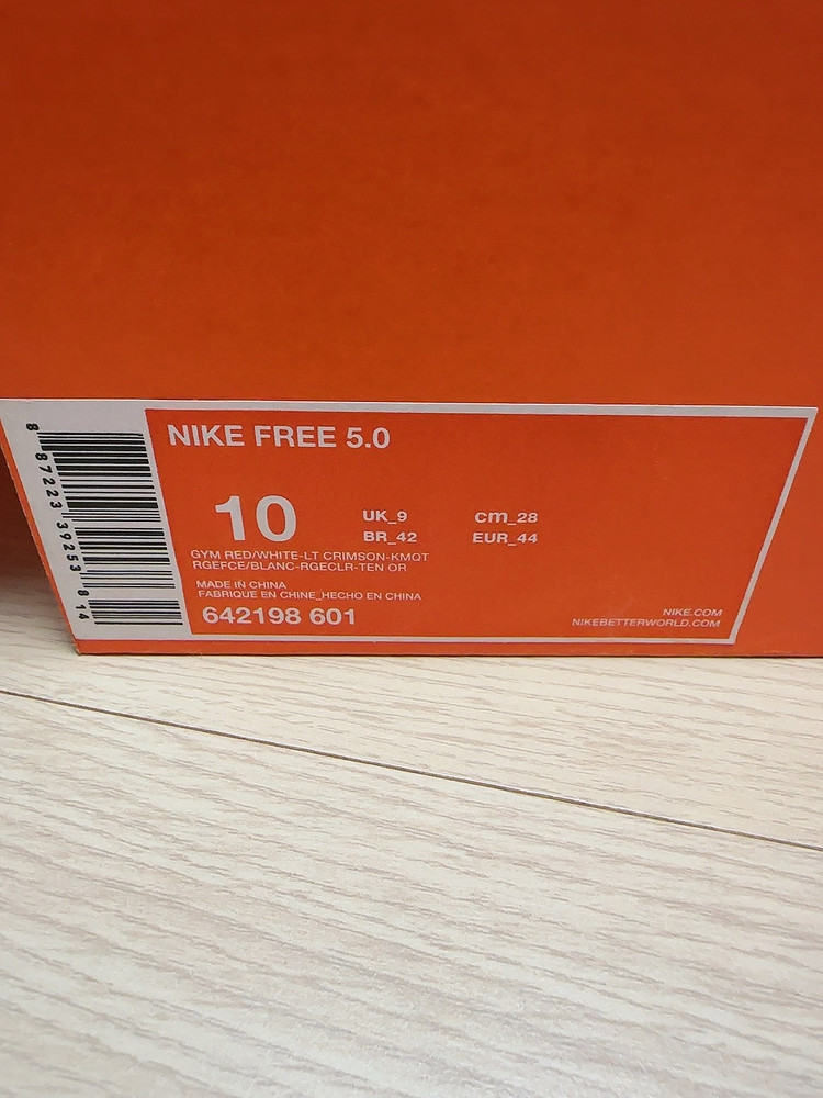 [280] 나이키 프리 5.0 레드--9