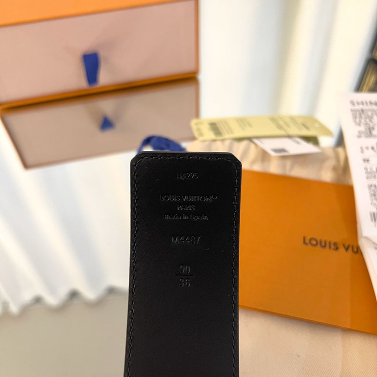 [새상품/풀구성]루이비통 백화점판 신형 토뤼옹 LV 벨트--3