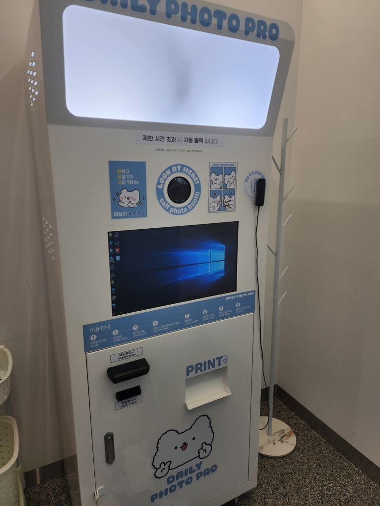 포토기계 인생네컷 네컷사진 포토기계 (네컷사진기계 스탠드형 2대, 하이앵글 1대)--3