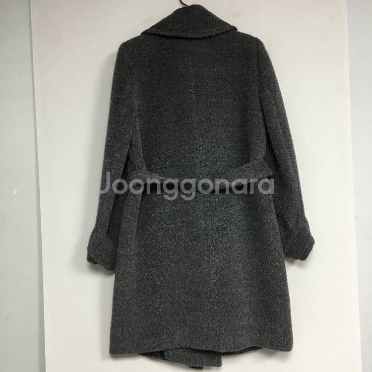 모조에스핀 벨티드 라마 코트 55--5