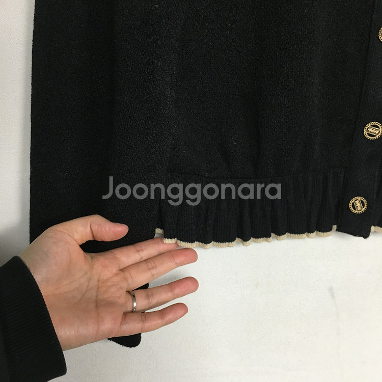 ZOOC 주크 레이스넥 니트 블라우스 55--2