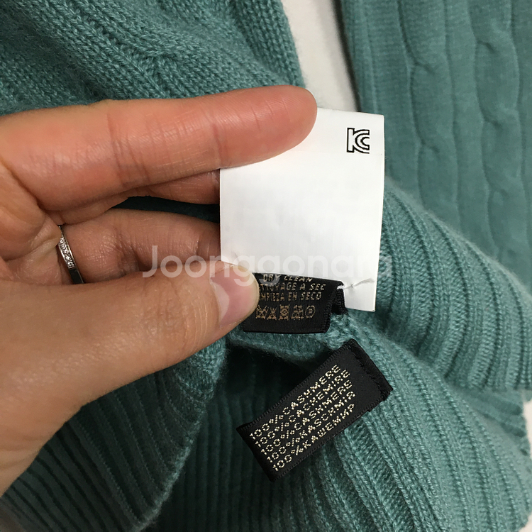 랄프로렌폴로 여성 캐시미어 100 케이블 니트 xs--3