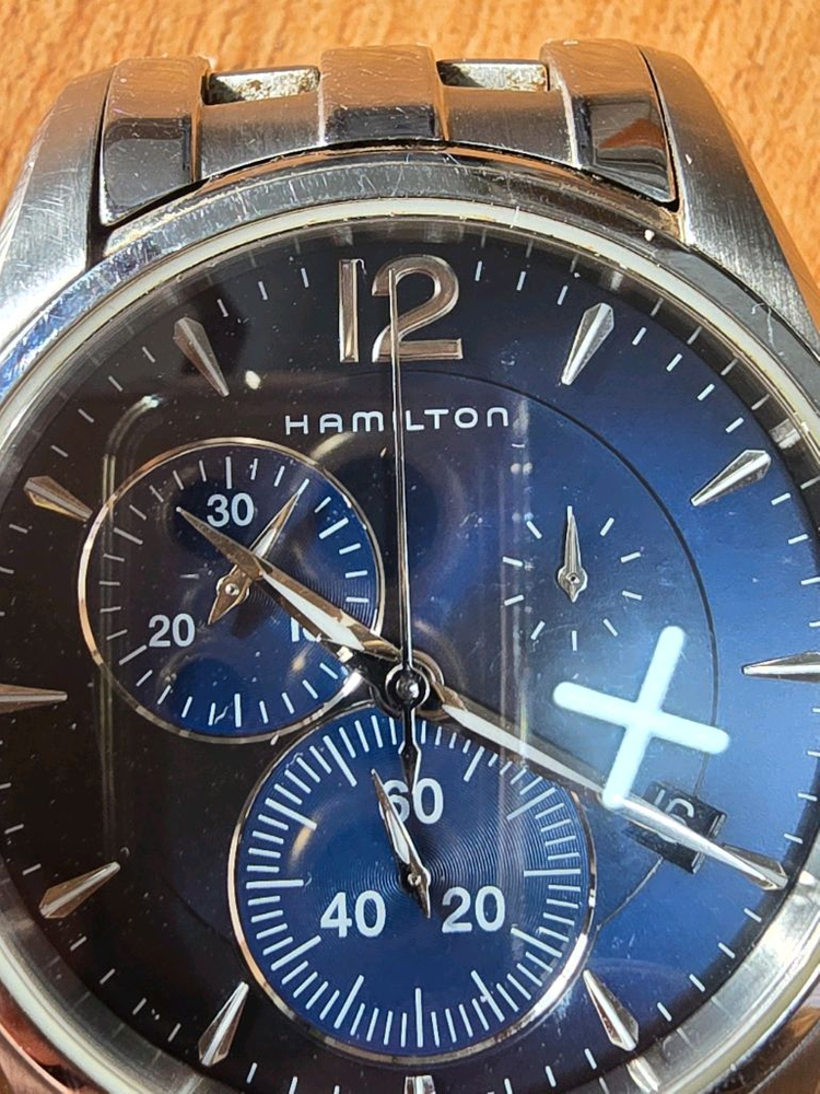 해밀턴 재즈마스터 H326121 쿼츠 시계--4