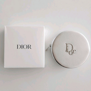 디올 뷰티 정품 실버 원형 파우치 디올 원형 파우치