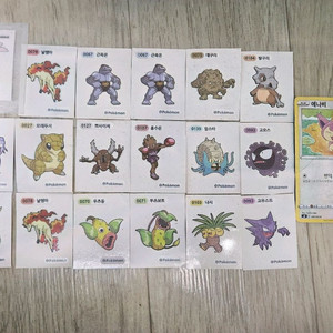 포켓몬 1세대 띠부씰(스티커) 일괄 판매 이미지