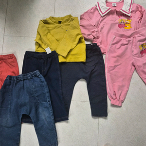 여아 100사이즈 상하복