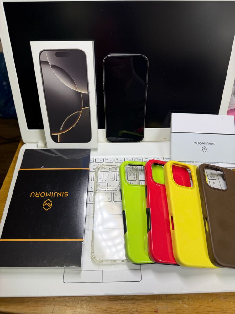 아이폰16프로,512기가,93%,상태최상,내추럴티타늄,케이스,강화유리새것--7