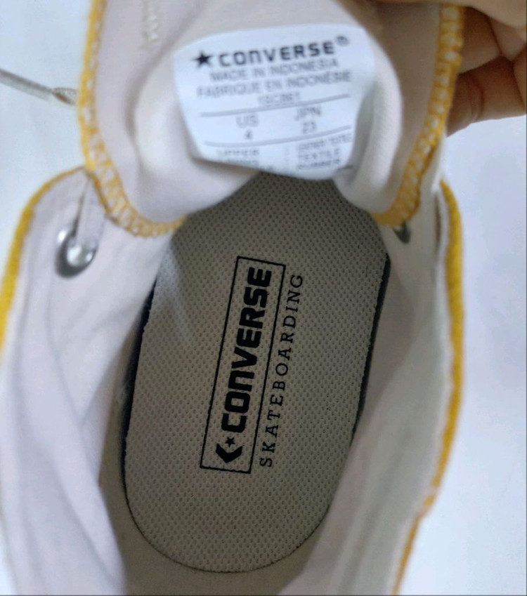 컨버스하이탑스니커즈 원스타옐로우 230--5