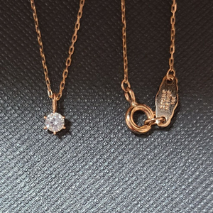 (정가 60만원) 스톤헨지 14k 1부 로즈골드 목걸이