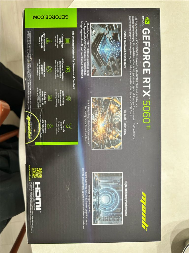 RTX 5060 Ti 그래픽카드 미개봉 새상품 이미지