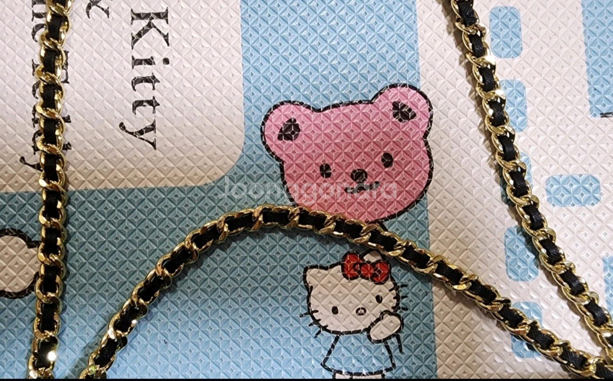 토리버치 사피아노 블랙 크로스 체인백--3