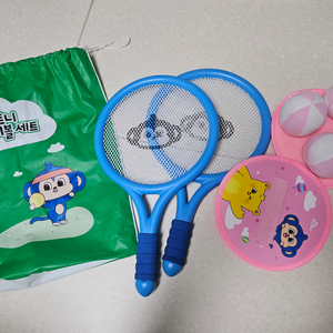 트니트니 놀잇감 4종-캐치볼,낚시,밀대,펀볼