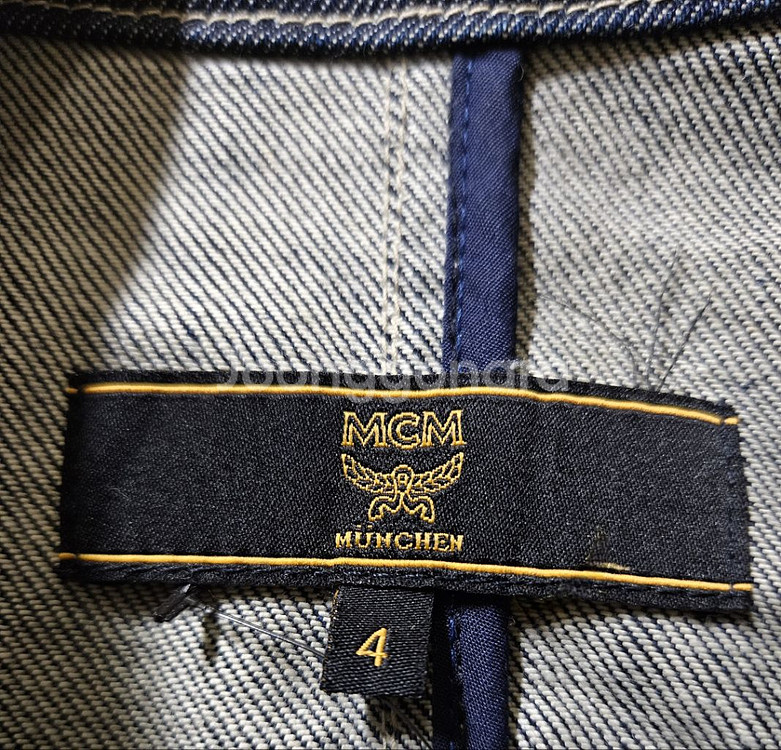 55)MCM MUNCHEN 뮌헨 명품 데님 청자켓--3