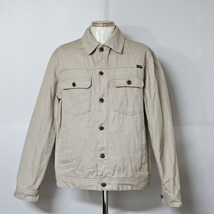 105)캉골 데님 남성 베이지색 자켓점퍼