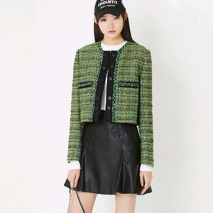 (1회 착용)럭키슈에뜨 크롭 트위드자켓 36사이즈