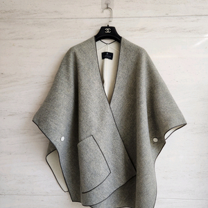 랑방컬렉션 캐시미어울 케이프 프리사이즈