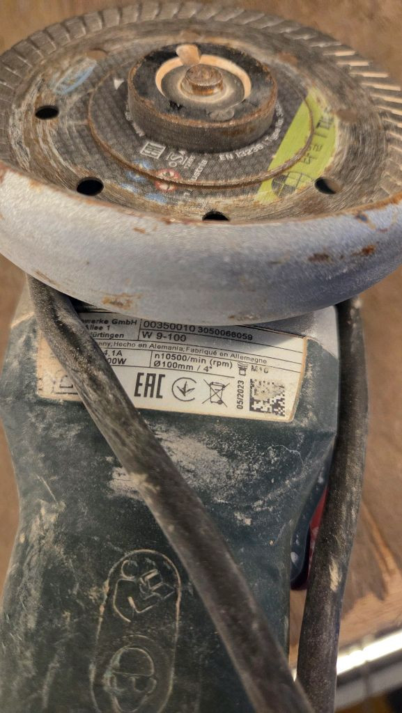 메타보 4인치 그라인더 이미지