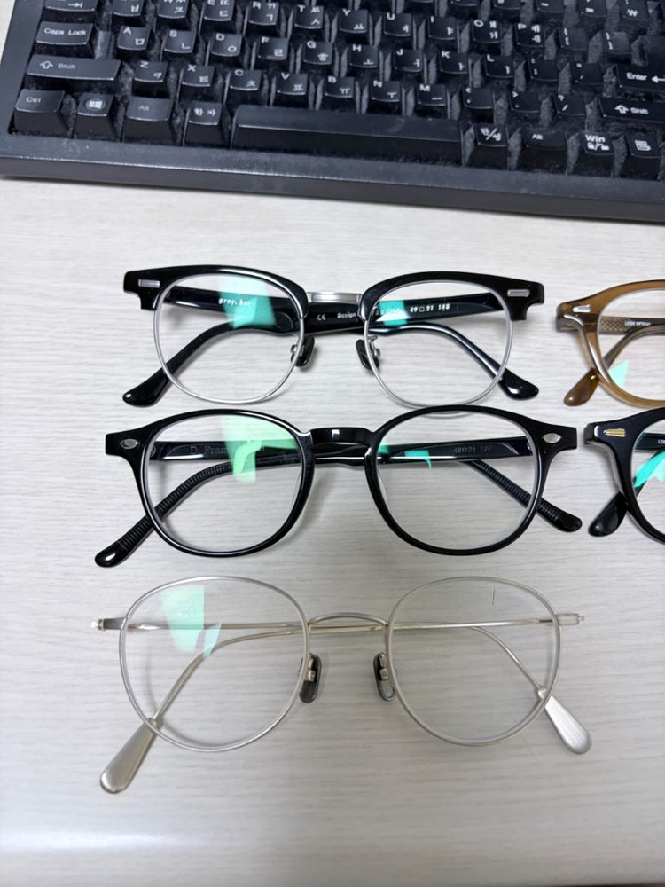 페이크미 그레이 디프레임 룩옵티컬--1