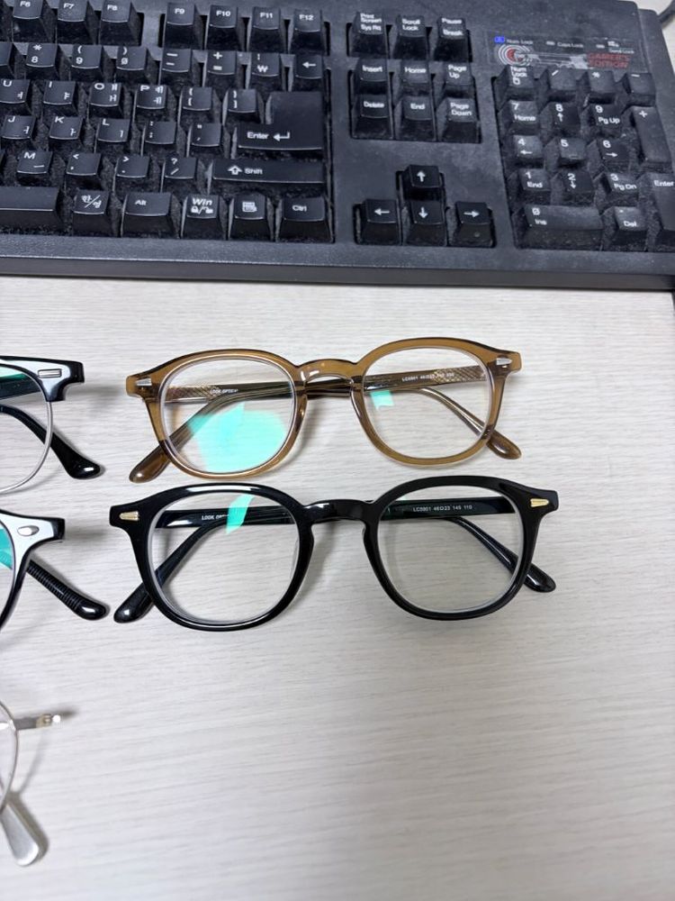 페이크미 그레이 디프레임 룩옵티컬--2