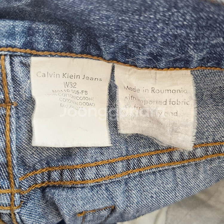 캘빈클라인 청바지 일자 데님 사이즈32 R4176--3