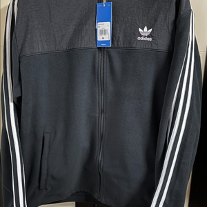 아디다스 후리스 후드집업 검정색 M사이즈 팝니다