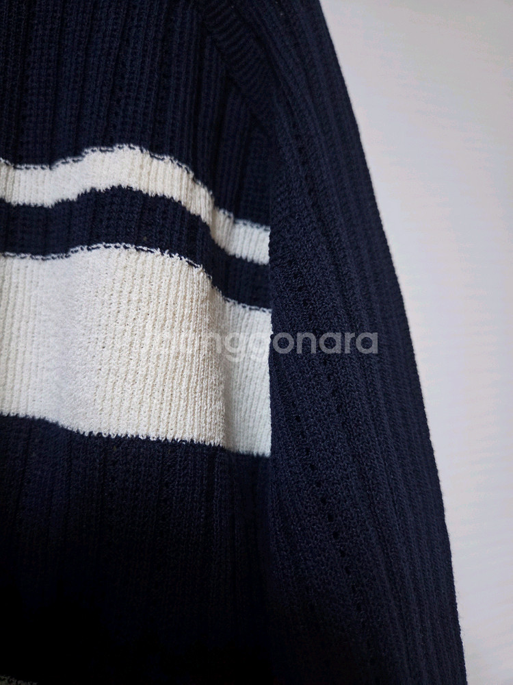 한섬 25ss신상 시스템 품절 투웨이니트 프리 네이비 (새거)--8