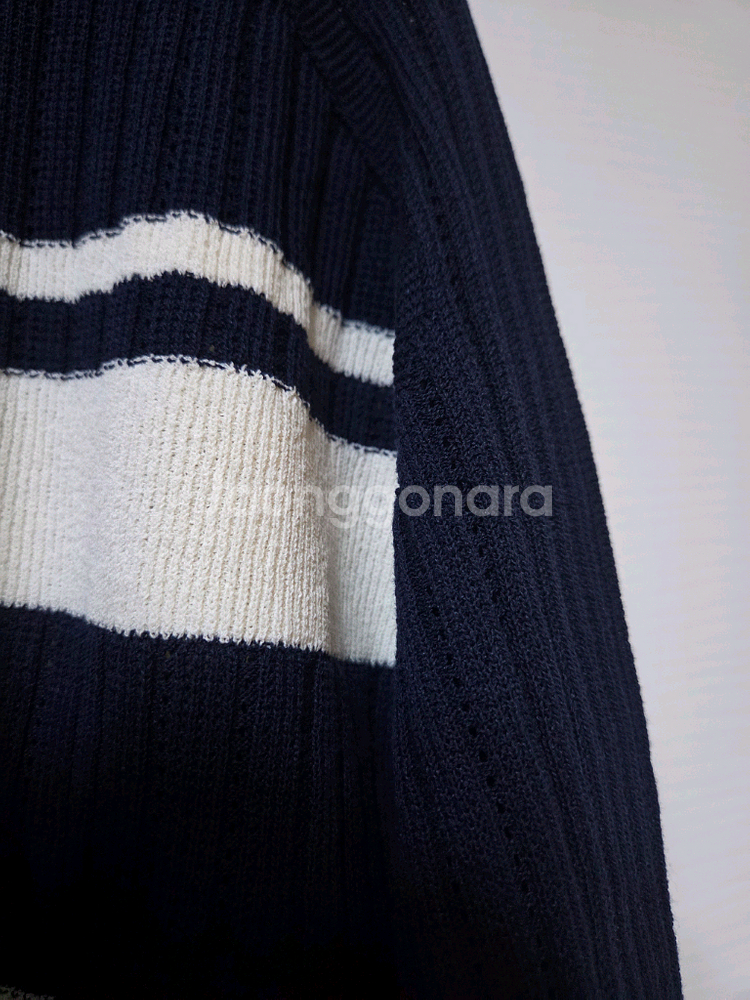 한섬 25ss신상 시스템 품절 투웨이니트 프리 네이비 (새거)--3