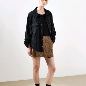 한섬 25fw신상 시스템 로고 엠브러이더리 데님자켓55