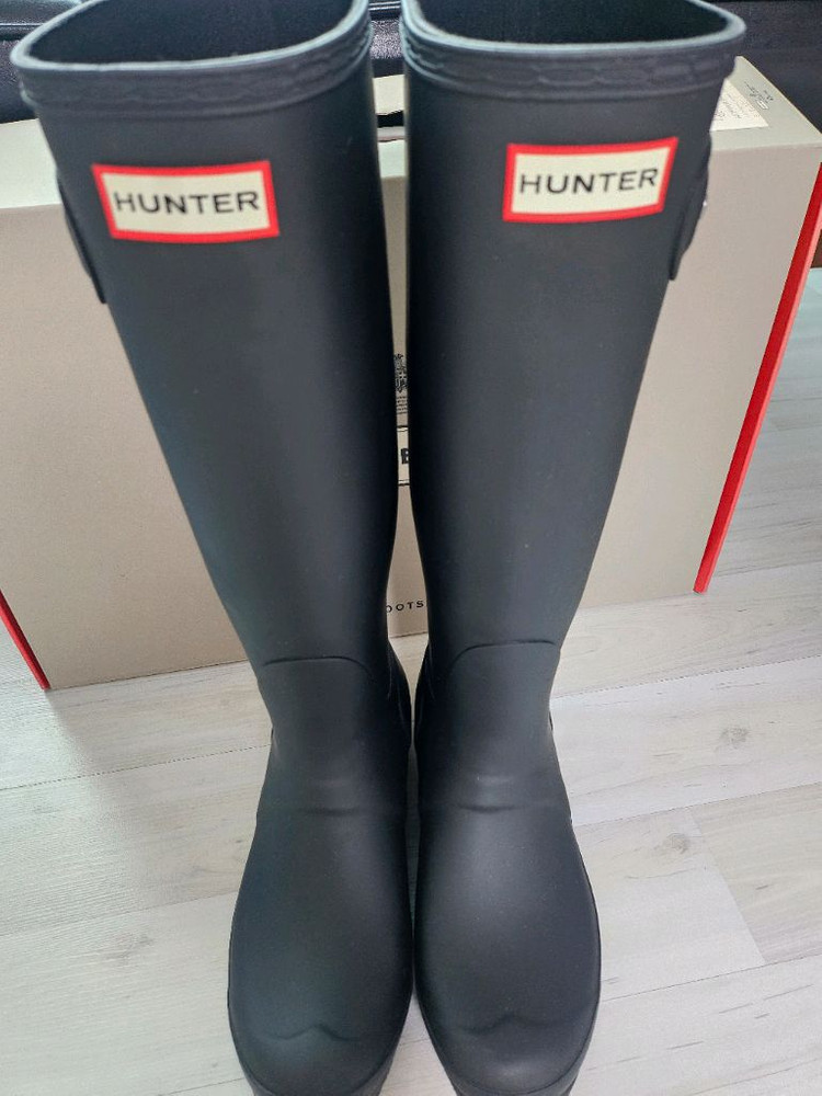 헌터 레인부츠 블랙 오리지널 톨 240--1