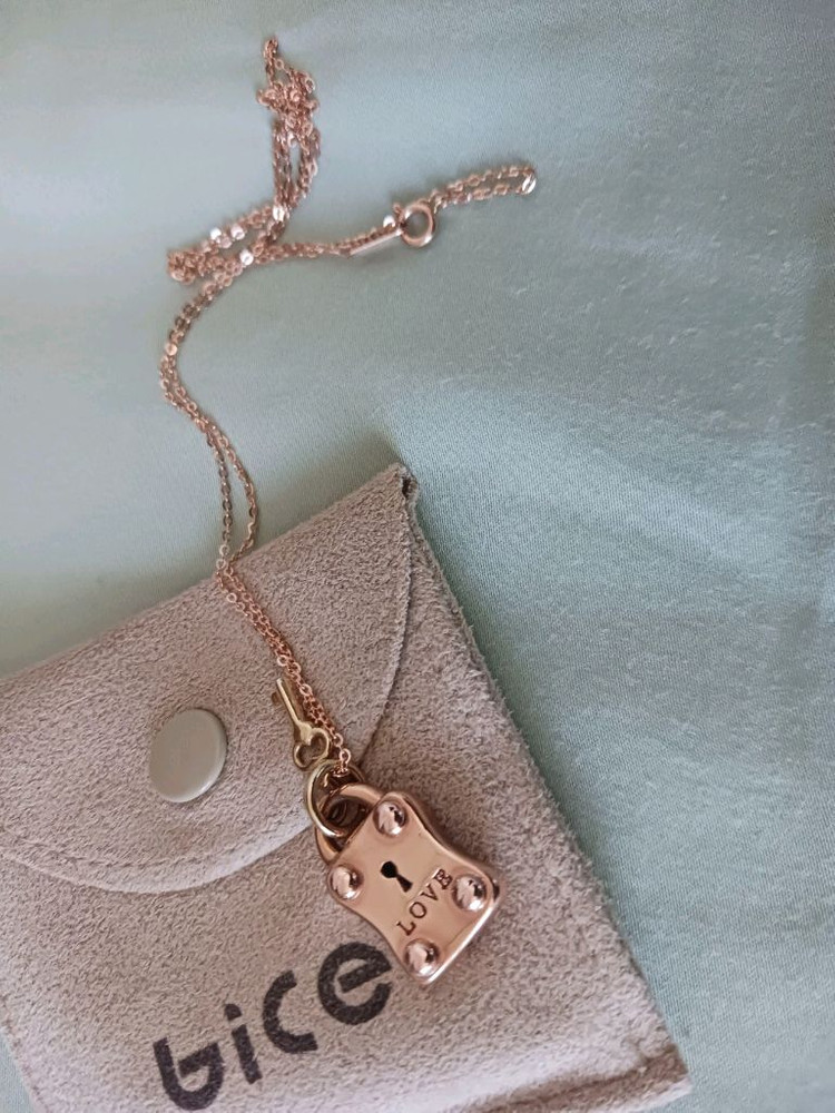 비체 로즈골드 14k 목걸이--1