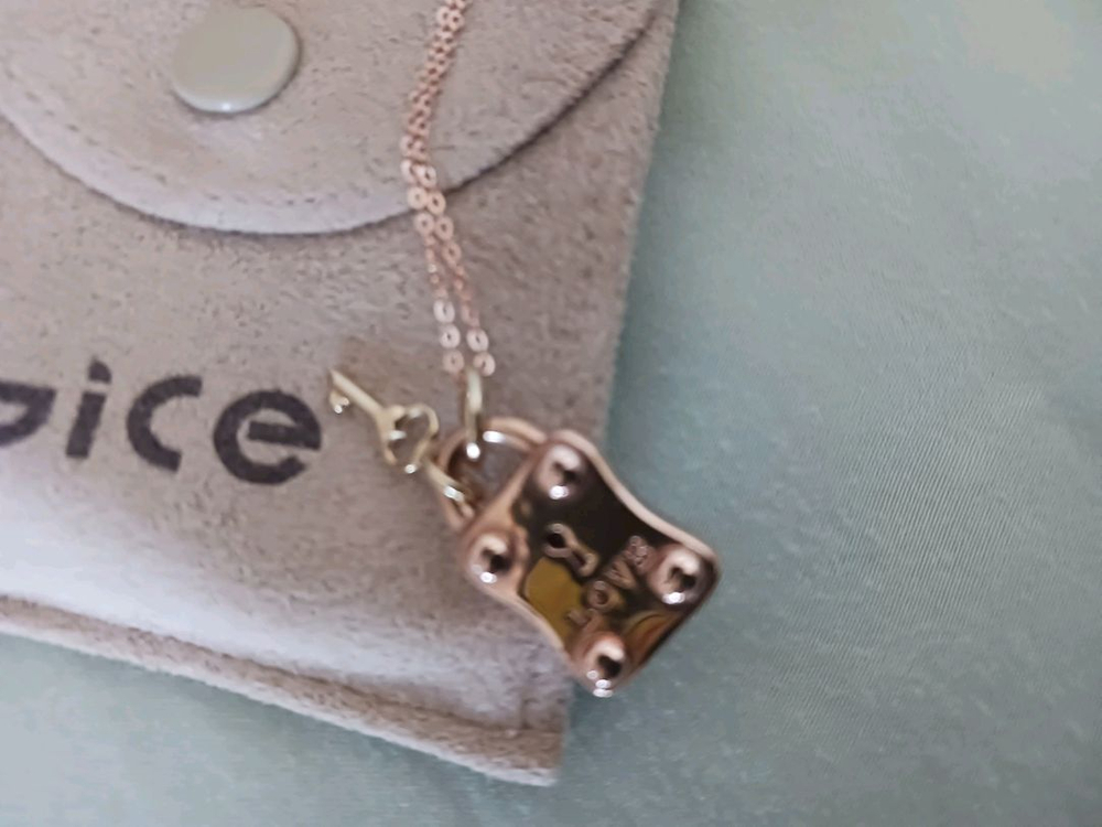 비체 로즈골드 14k 목걸이--3